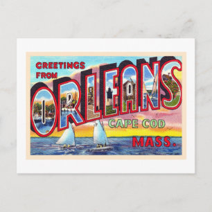 Orleans Cape Cod Massachusetts MA carte postale Vi