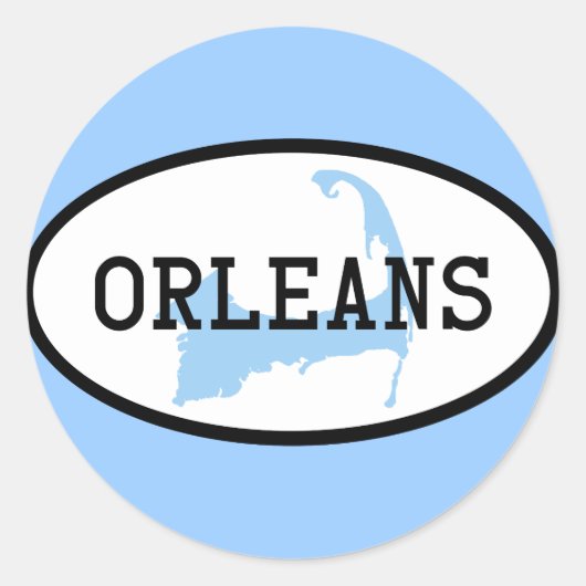 Orleans, MA Cape Cod Sticker -> Orleans, MA Cape C (Voorkant)