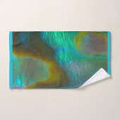 Ormeau Shell de vert bleu (Serviette à main)
