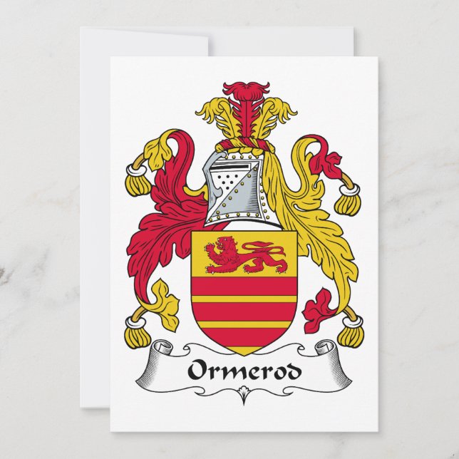 Ormerod Family Crest (Voorkant)