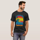 Ormond Beach Florida Retro Throwback Surf & Beach  T-shirt (Voorkant volledig)