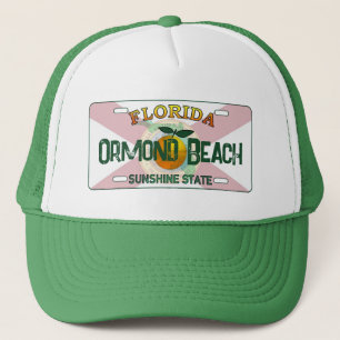 Ormond Beach Florida vlag licentie bord pet