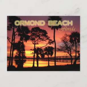 Ormond Beach sunset, Florida Briefkaart