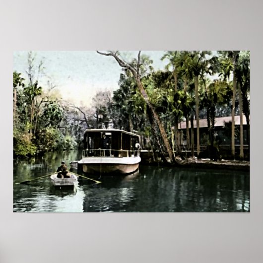 Ormond, Florida Tourist Excursion Boat Poster (Voorkant)