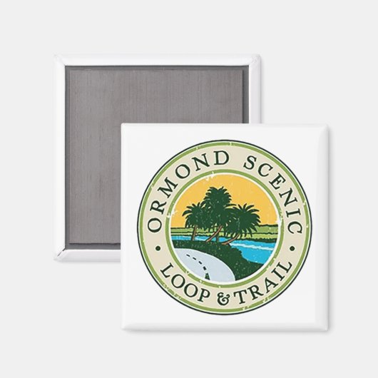 Ormond Schilderachtig Loop en Trail Magnet Magneet (Voorkant / Achterkant)