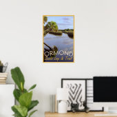 Ormond Schilderachtig Loop en Trail Reizen Poster (Thuiskantoor)
