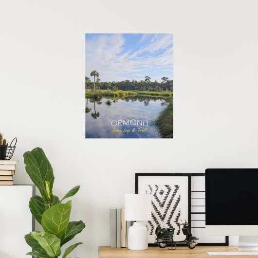 Ormond Schilderachtig Loop en Trail Reizen Poster (Thuiskantoor)