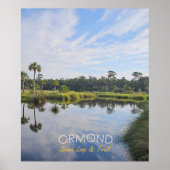 Ormond Schilderachtig Loop en Trail Reizen Poster (Voorkant)