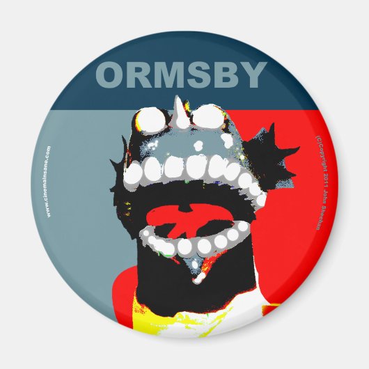 Ormsby Campaign Magnet Ronde Magneet (Voorkant)