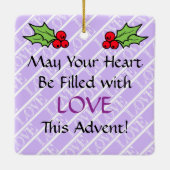 Ornament #4 of 4: 4th Week of Advent (LOVE) (Achterkant)