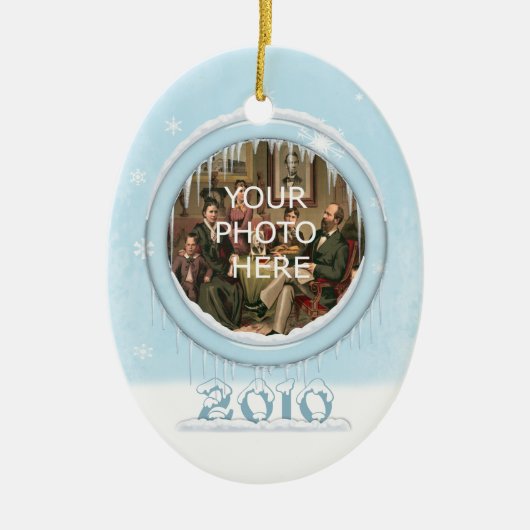 Ornament Afbeelding voor feestdagen Dolphins (Voorkant)