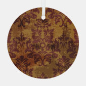  ornament, barokke rococo textuur. glas ornament (Achterkant)