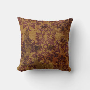 ornament, barokke rococo textuur. kussen