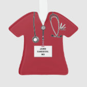 Ornament cadeau du docteur créatif Keepsaké (dos)