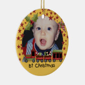 Ornament Choo Choo Train 1 kerstmis (Rechts)