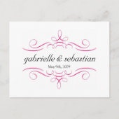 Ornament De datum opslaan Briefkaart (Voorkant)