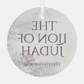 ornament "De namen van Jezus" - De Leeuw van Juda (Achterkant)