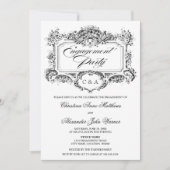 Ornament Design Engagement Party Kaart (Voorkant)