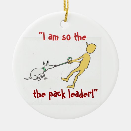 Ornament Dog Trainer Humor (Voorkant)