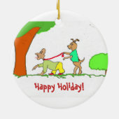 Ornament Dog Trainer Humor (Achterkant)