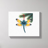 Ornament Dragonfly Canvas Afdruk (Voorkant)
