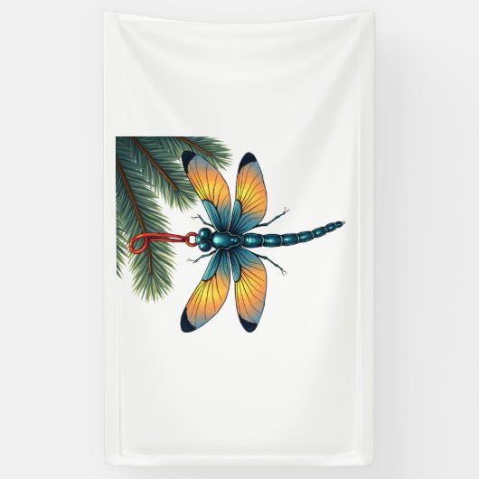 Ornament Dragonfly Spandoek (Verticaal)