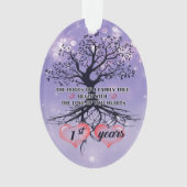 ornament eerste Jubileum | Uniek cadeauidee (voorkant)