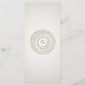 Ornament en parels | Rackkaart voor weduwenprogram Programma (Achterkant)