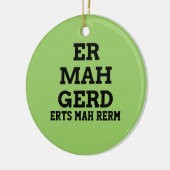 Ornament Ermahgerd door deur Hanger (Links)