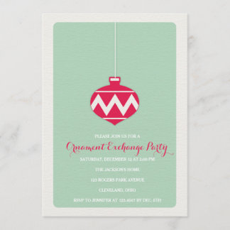 Ornament Exchange Fête Invitation