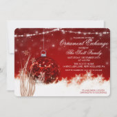 Ornament Exchange Fête Invitation (Devant)