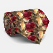 ornament festief glanzend  voor kerstmis stropdas (Opgerold)