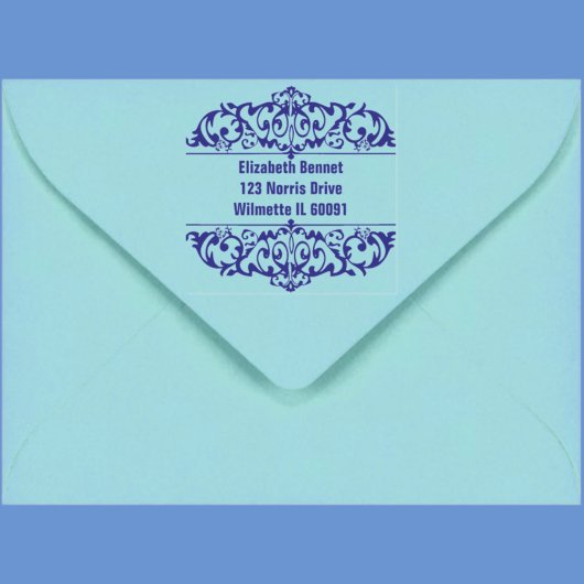 Ornament Fijne Lussen  Zelfinktende Stempel