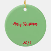 Ornament Gingerbread Snoep Cottage (Achterkant)