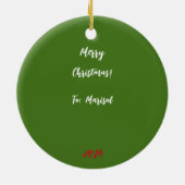 Ornament Gingerbread Snoep Cottage (Achterkant)