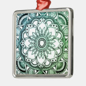 Ornament Green and Blue Sharpie Mandala (Links)