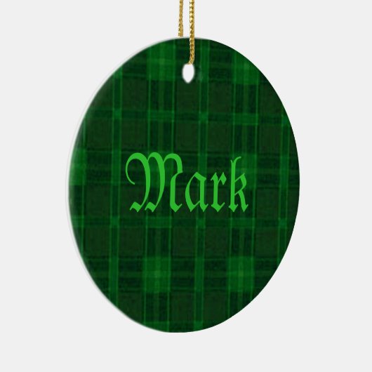 Ornament groene spelnaam (Rechts)