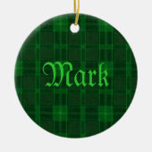 Ornament groene spelnaam (Voorkant)