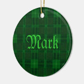 Ornament groene spelnaam (Links)