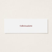 ornament group gift label mini visitekaartjes (Achterkant)