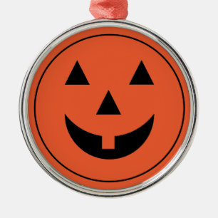 Ornament-Halloween pompoen gezicht Metalen Ornament