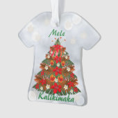 Ornament Hawaiian Floral kerstbomen Shirt (voorkant)