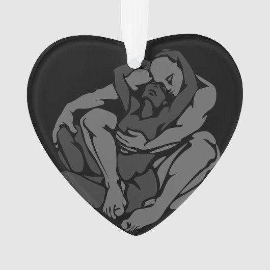 Ornament Hugs - Cadeaux d'Amour Personnalisés (devant)