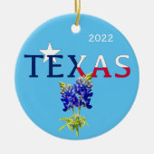 Ornament in het centrum van Dallas, Texas en Blueb (Voorkant)