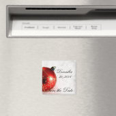 Ornament in Snow Save the Date Magnet Magneet (Insitu (Vaatwasser))