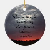 Ornament Indische Arapaho Quote (Achterkant)