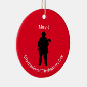 Ornament Internationale dag van de brandweer (Rechts)