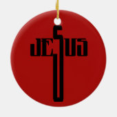 ornament "Jesus" (Achterkant)