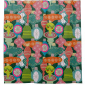 Ornament Jumble Douchegordijn (Voorkant)