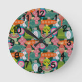 Ornament Jumble Ronde Klok (Voorkant)